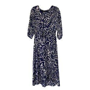 Nic Zoe Printed Midi Dress – Size XL